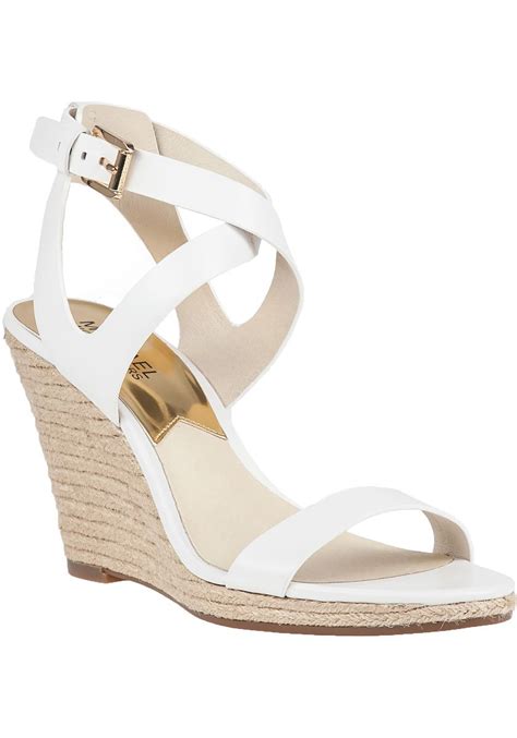 michael kors white|michael kors white wedges.